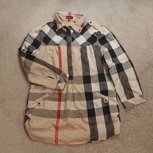 Checkered blouse/ tunic size M